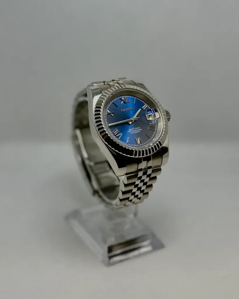 Seiko Date Just Roman Dark Blue